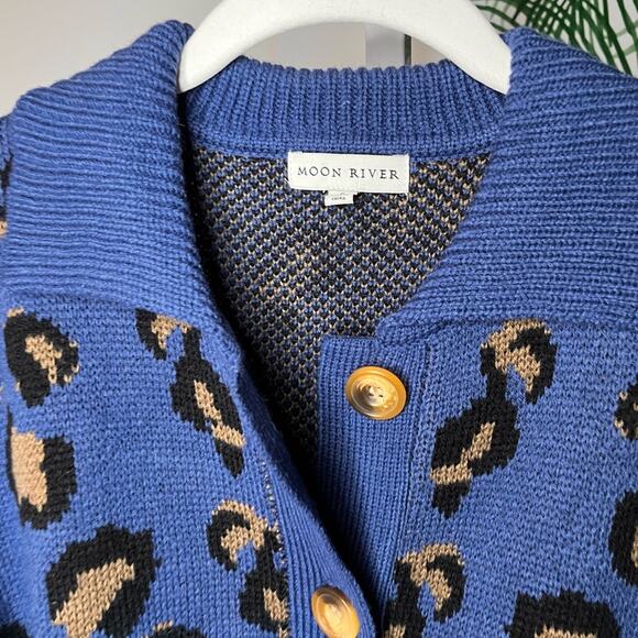 Moon River Belted Cardigan Sweater, NWOT, Size Small - Picture 7 of 11